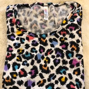 Cheetah print Lularoe Classic Tee